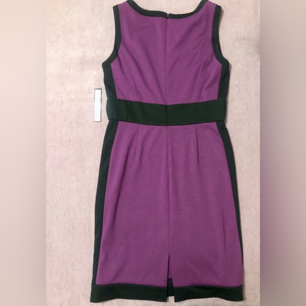 🆕 Tahari ASL Dress 💜🖤 - Picture 2 of 15